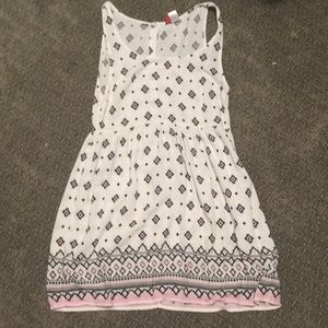 H&M dress pink and white